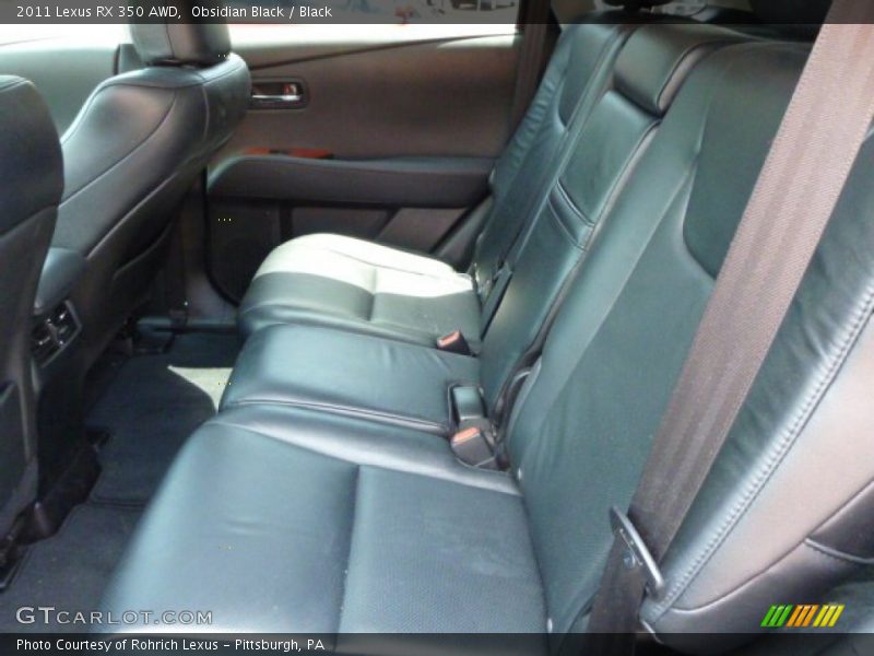 Obsidian Black / Black 2011 Lexus RX 350 AWD