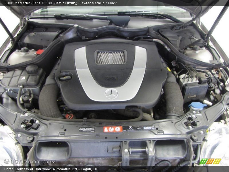 Pewter Metallic / Black 2006 Mercedes-Benz C 280 4Matic Luxury