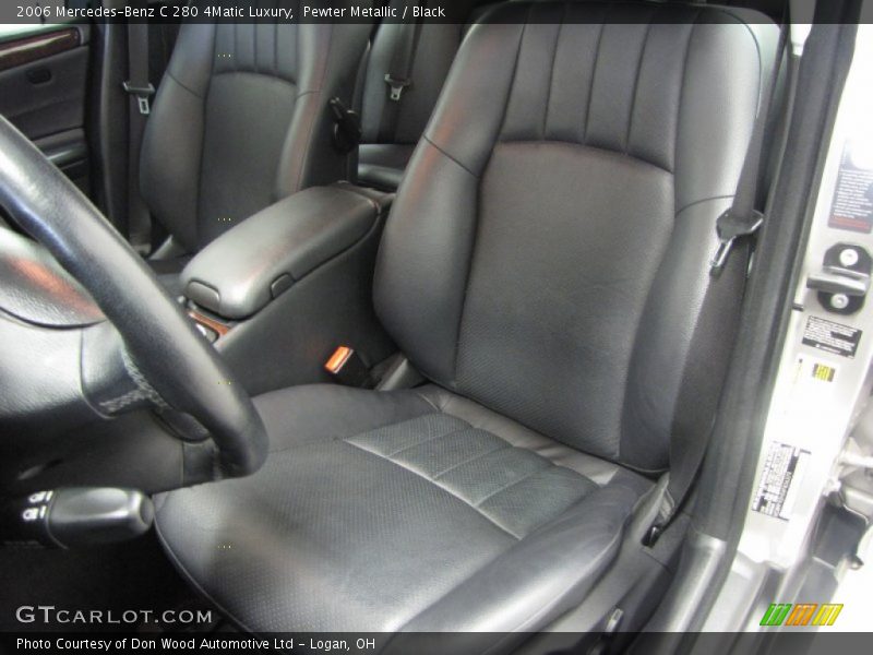 Pewter Metallic / Black 2006 Mercedes-Benz C 280 4Matic Luxury