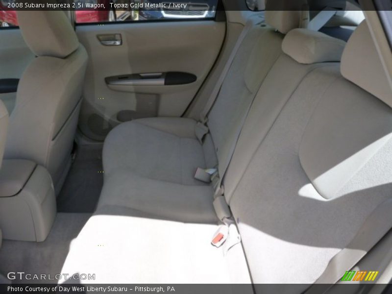 Topaz Gold Metallic / Ivory 2008 Subaru Impreza 2.5i Wagon