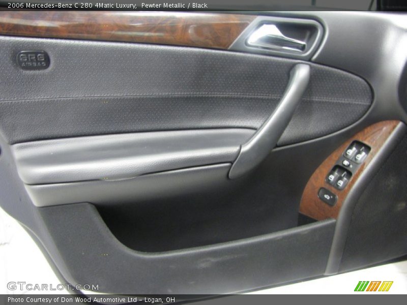 Pewter Metallic / Black 2006 Mercedes-Benz C 280 4Matic Luxury