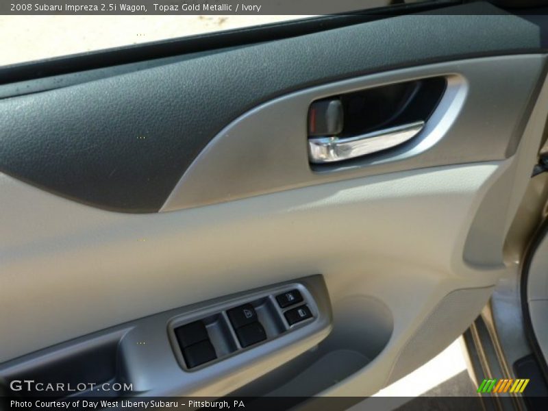 Topaz Gold Metallic / Ivory 2008 Subaru Impreza 2.5i Wagon