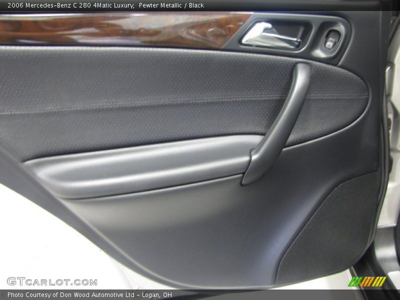Pewter Metallic / Black 2006 Mercedes-Benz C 280 4Matic Luxury