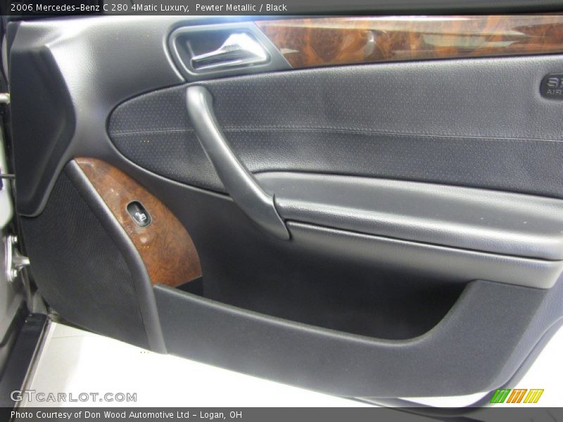 Pewter Metallic / Black 2006 Mercedes-Benz C 280 4Matic Luxury
