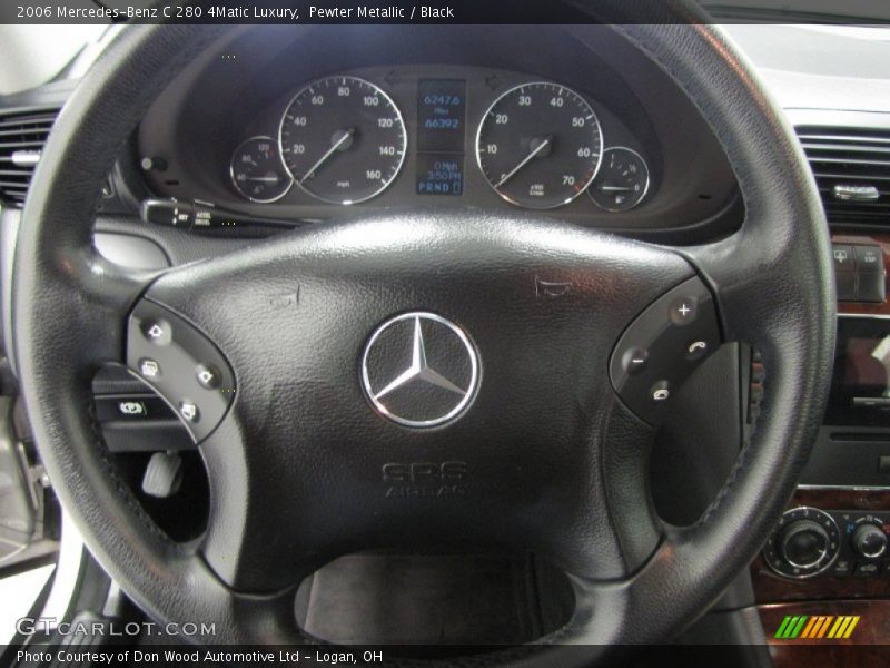 Pewter Metallic / Black 2006 Mercedes-Benz C 280 4Matic Luxury