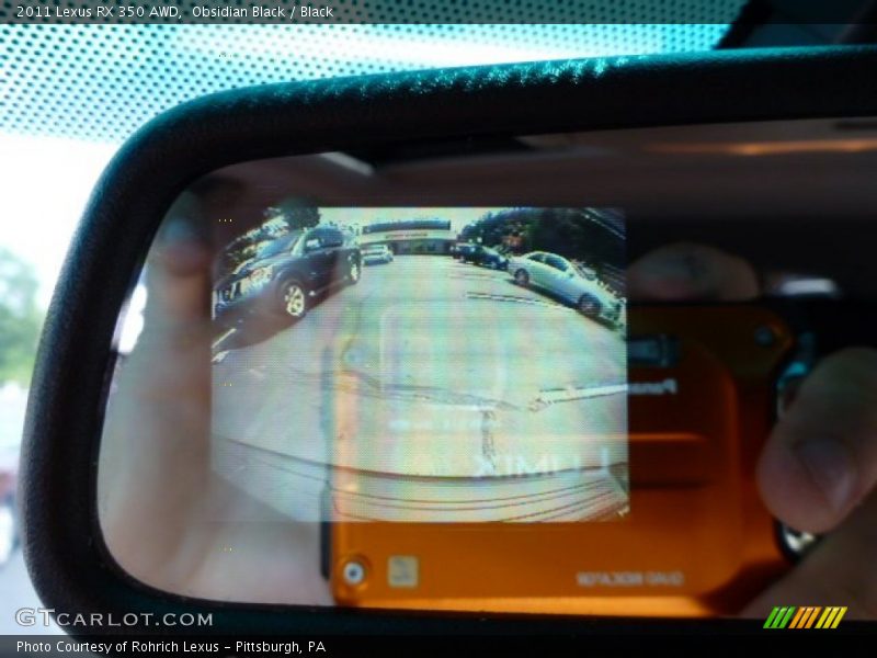 Obsidian Black / Black 2011 Lexus RX 350 AWD