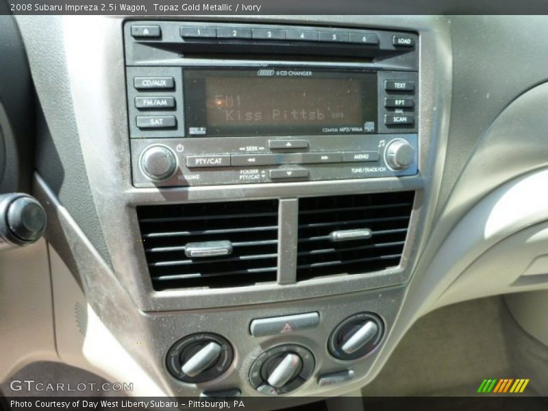 Topaz Gold Metallic / Ivory 2008 Subaru Impreza 2.5i Wagon