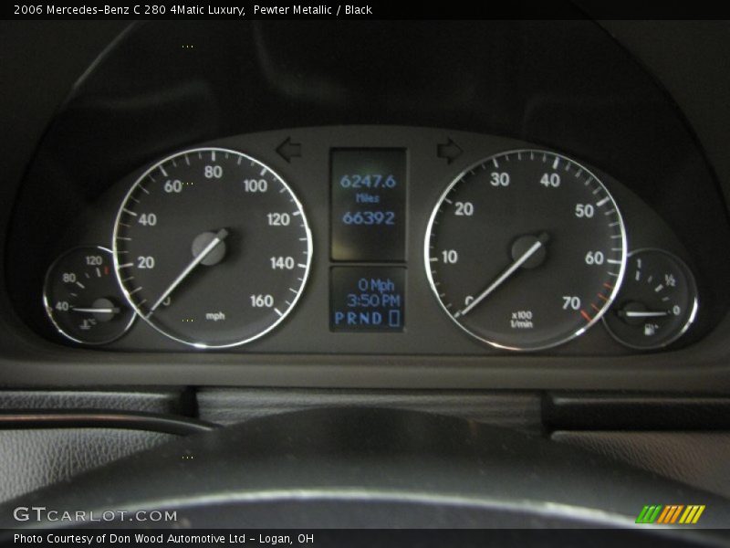 Pewter Metallic / Black 2006 Mercedes-Benz C 280 4Matic Luxury