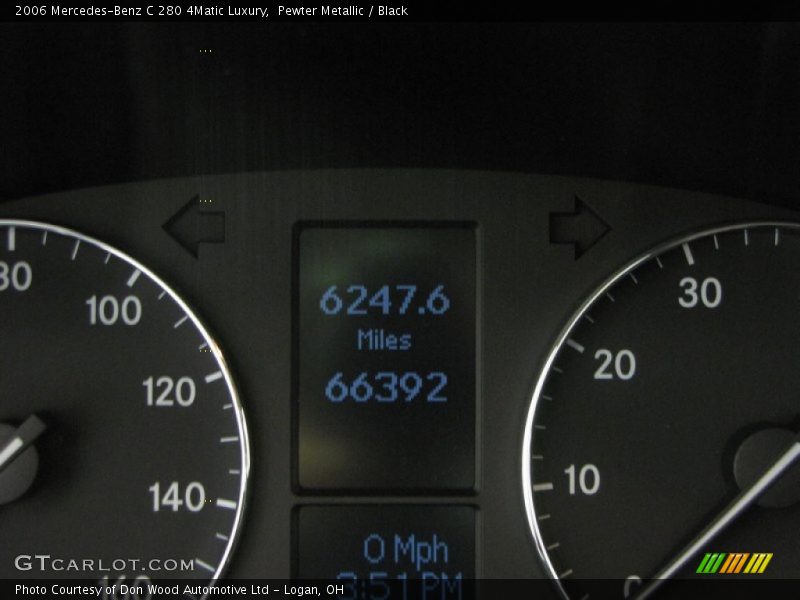 Pewter Metallic / Black 2006 Mercedes-Benz C 280 4Matic Luxury
