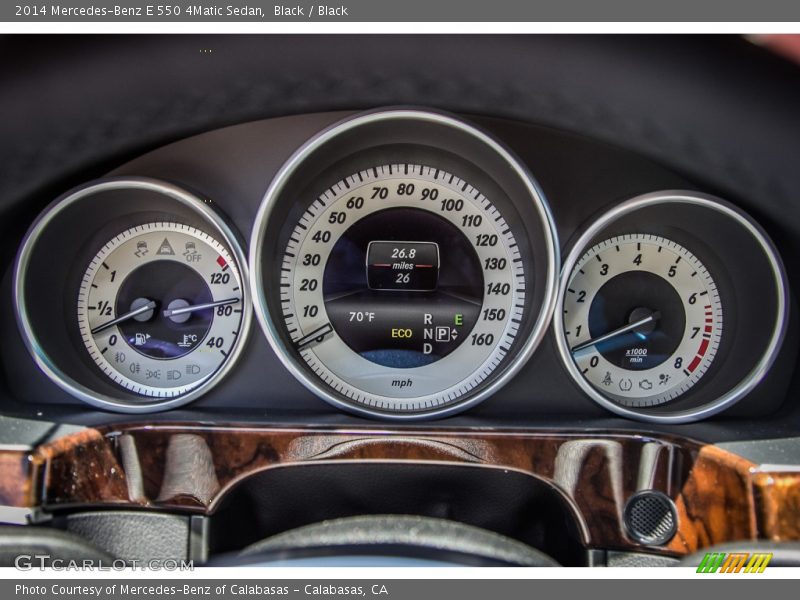  2014 E 550 4Matic Sedan 550 4Matic Sedan Gauges