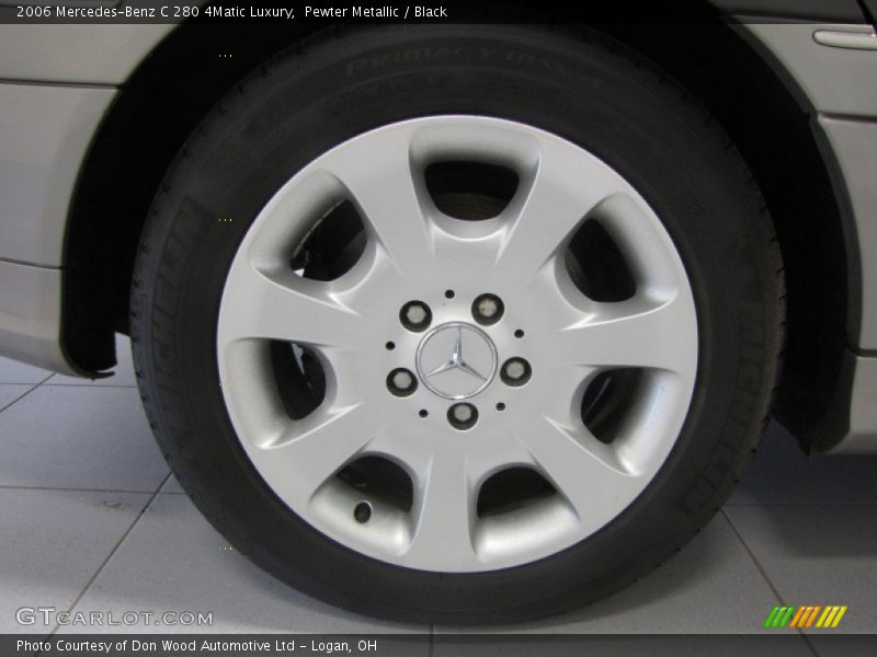 Pewter Metallic / Black 2006 Mercedes-Benz C 280 4Matic Luxury