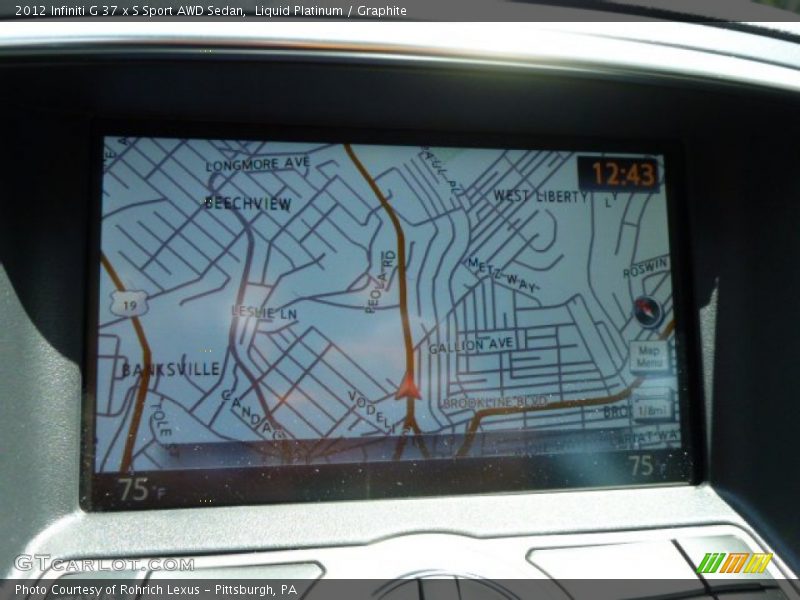 Liquid Platinum / Graphite 2012 Infiniti G 37 x S Sport AWD Sedan