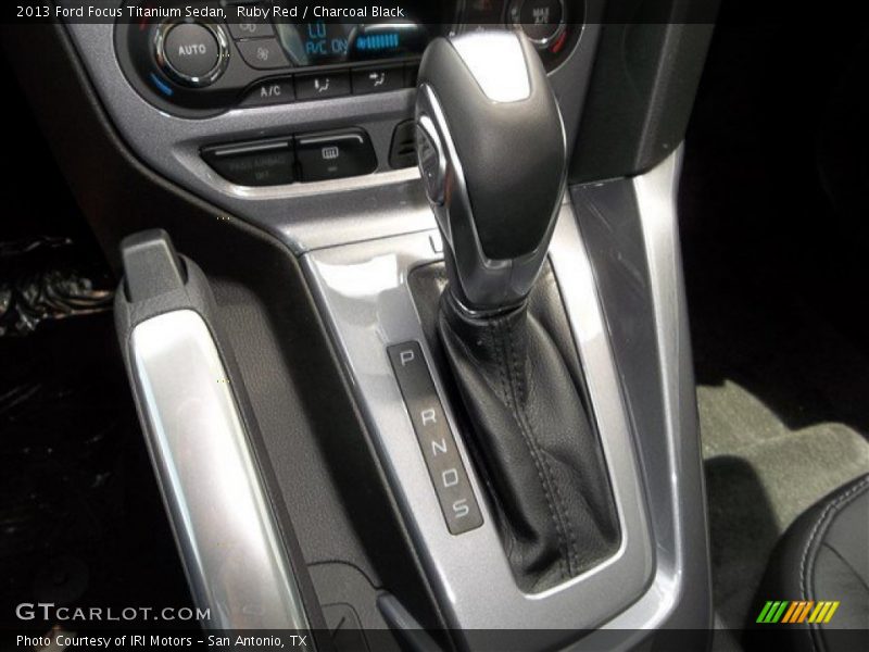 Ruby Red / Charcoal Black 2013 Ford Focus Titanium Sedan