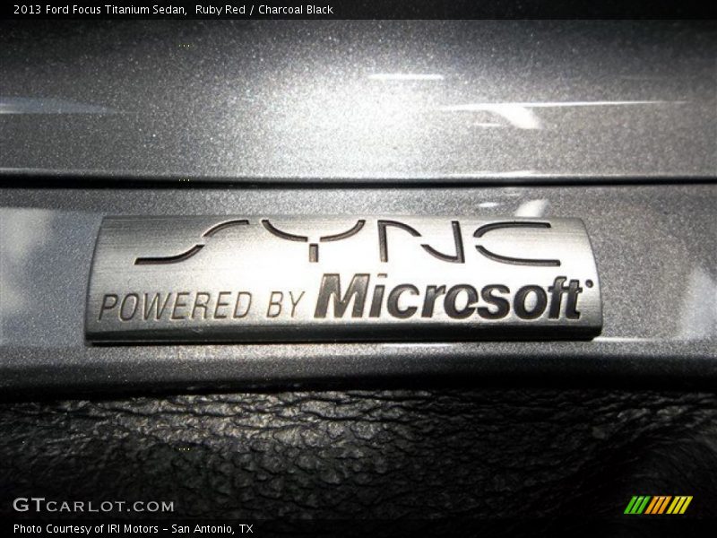 Ruby Red / Charcoal Black 2013 Ford Focus Titanium Sedan