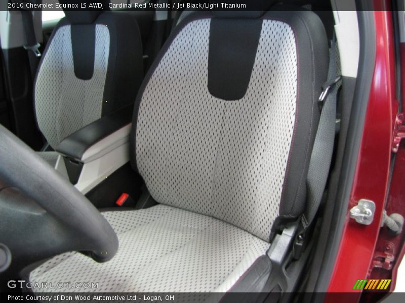 Cardinal Red Metallic / Jet Black/Light Titanium 2010 Chevrolet Equinox LS AWD