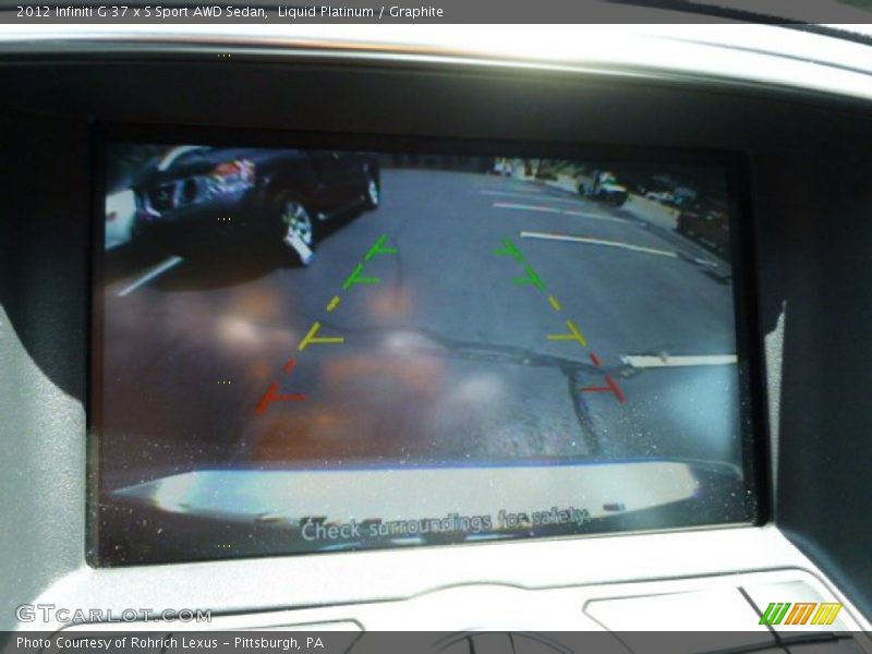 Liquid Platinum / Graphite 2012 Infiniti G 37 x S Sport AWD Sedan