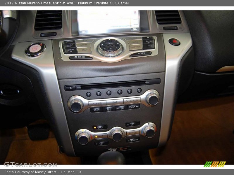 Controls of 2012 Murano CrossCabriolet AWD