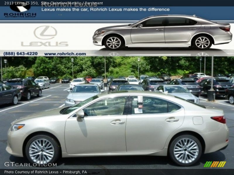 Satin Cashmere Metallic / Parchment 2013 Lexus ES 350