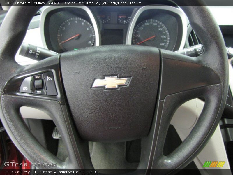 Cardinal Red Metallic / Jet Black/Light Titanium 2010 Chevrolet Equinox LS AWD