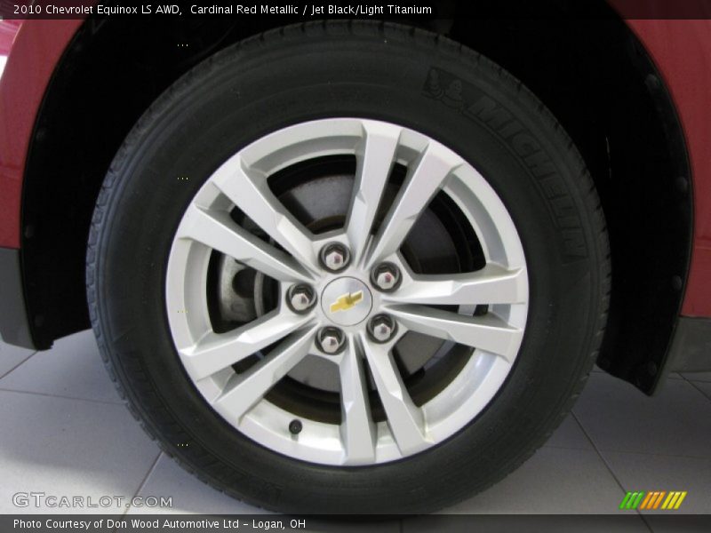Cardinal Red Metallic / Jet Black/Light Titanium 2010 Chevrolet Equinox LS AWD