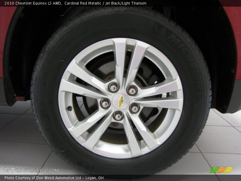 Cardinal Red Metallic / Jet Black/Light Titanium 2010 Chevrolet Equinox LS AWD