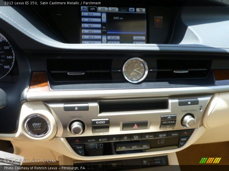Satin Cashmere Metallic / Parchment 2013 Lexus ES 350