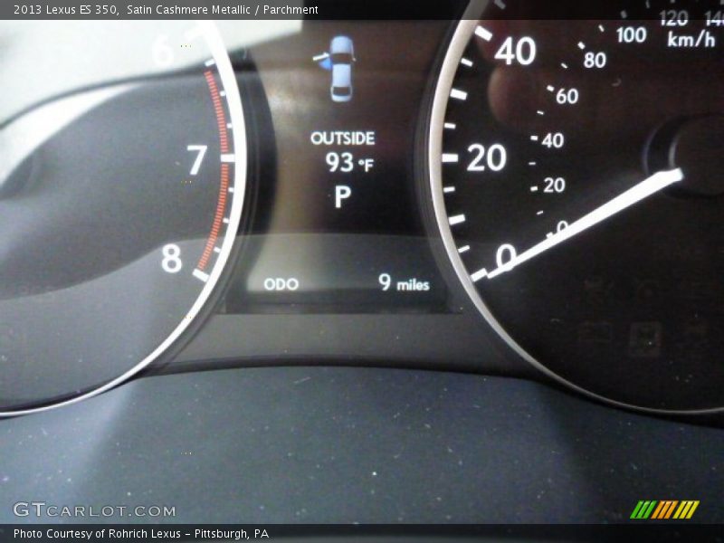 Satin Cashmere Metallic / Parchment 2013 Lexus ES 350