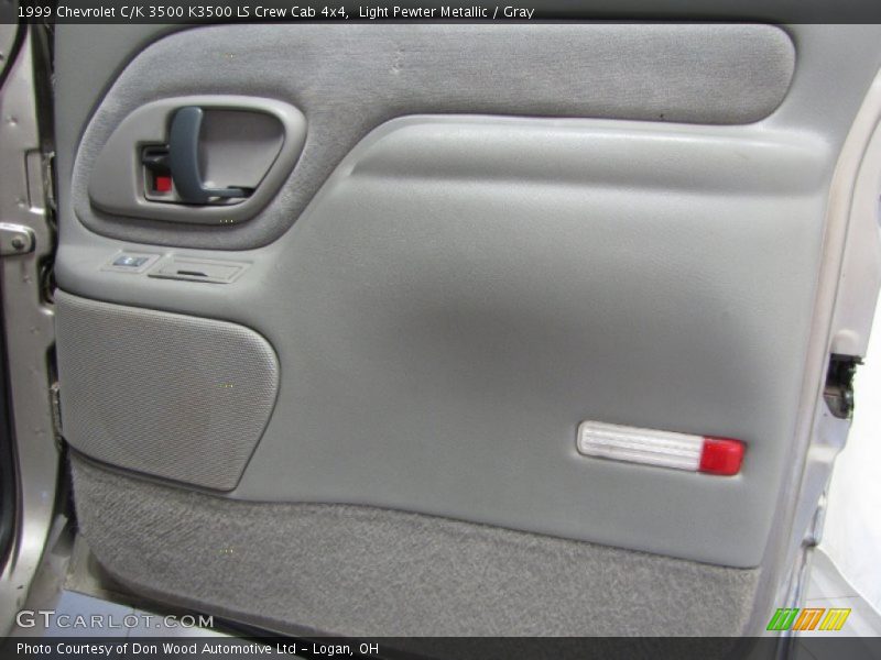 Light Pewter Metallic / Gray 1999 Chevrolet C/K 3500 K3500 LS Crew Cab 4x4