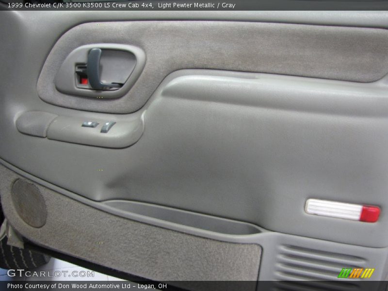 Light Pewter Metallic / Gray 1999 Chevrolet C/K 3500 K3500 LS Crew Cab 4x4