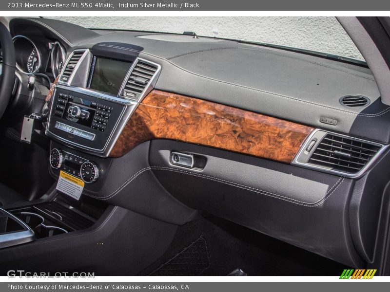Iridium Silver Metallic / Black 2013 Mercedes-Benz ML 550 4Matic