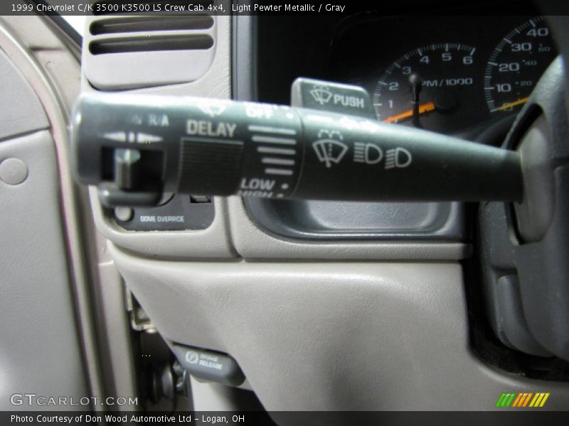 Light Pewter Metallic / Gray 1999 Chevrolet C/K 3500 K3500 LS Crew Cab 4x4