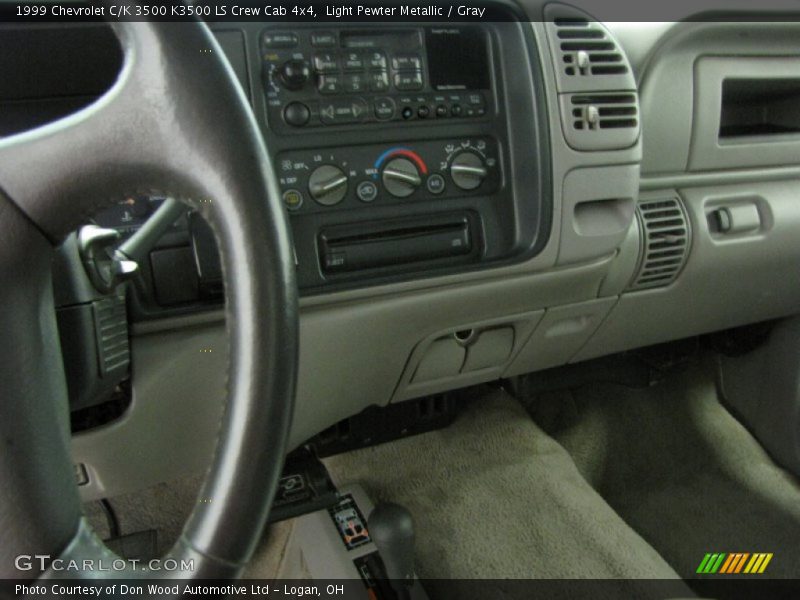 Light Pewter Metallic / Gray 1999 Chevrolet C/K 3500 K3500 LS Crew Cab 4x4