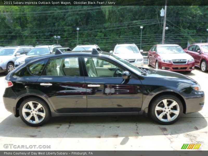 Obsidian Black Pearl / Ivory 2011 Subaru Impreza Outback Sport Wagon