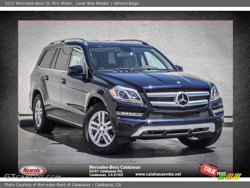Lunar Blue Metallic / Almond Beige 2013 Mercedes-Benz GL 450 4Matic