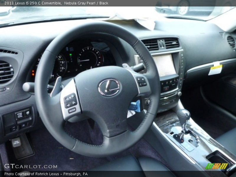 Dashboard of 2013 IS 250 C Convertible