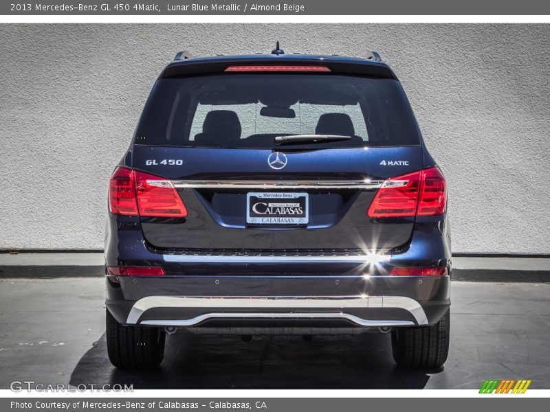 Lunar Blue Metallic / Almond Beige 2013 Mercedes-Benz GL 450 4Matic