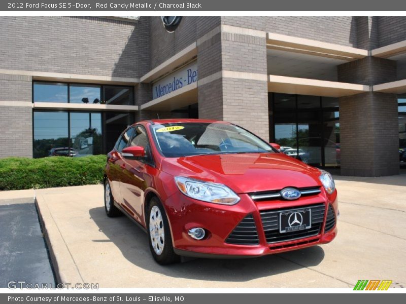 Red Candy Metallic / Charcoal Black 2012 Ford Focus SE 5-Door