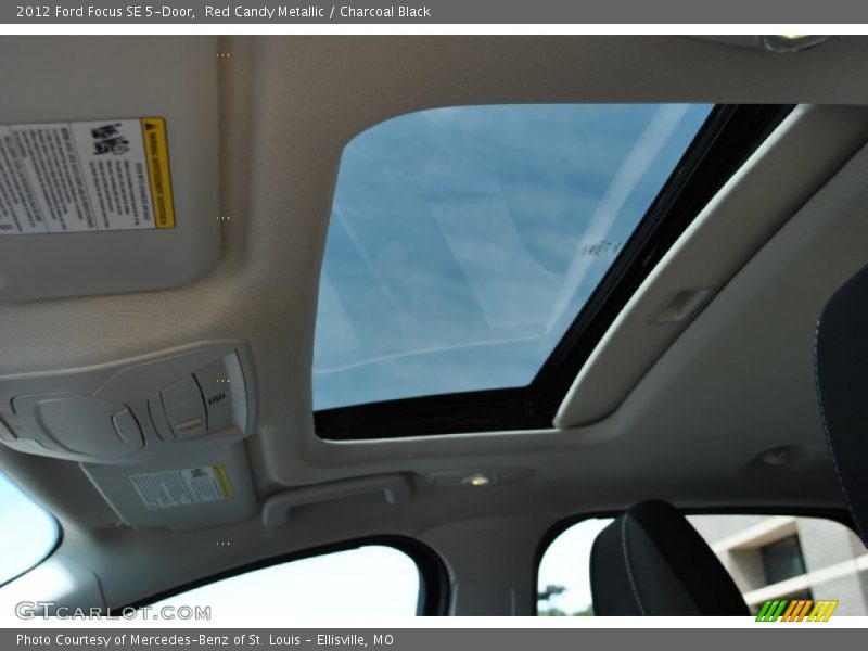 Red Candy Metallic / Charcoal Black 2012 Ford Focus SE 5-Door