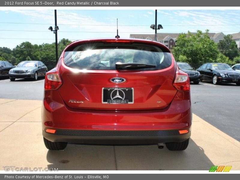 Red Candy Metallic / Charcoal Black 2012 Ford Focus SE 5-Door