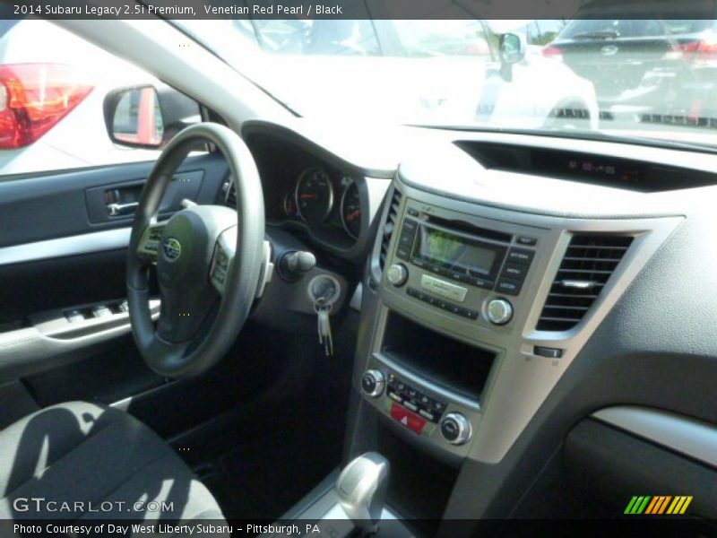 Venetian Red Pearl / Black 2014 Subaru Legacy 2.5i Premium