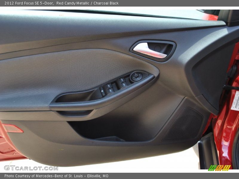 Red Candy Metallic / Charcoal Black 2012 Ford Focus SE 5-Door