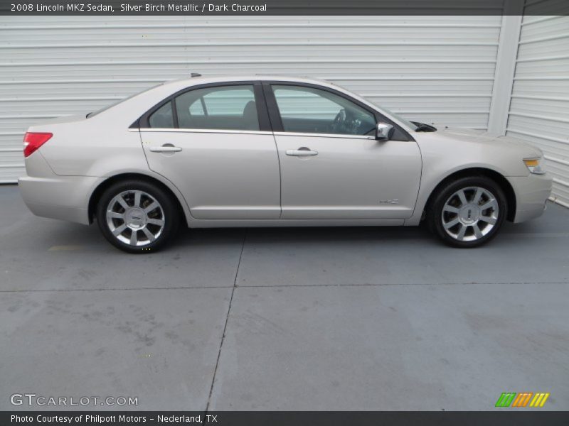 Silver Birch Metallic / Dark Charcoal 2008 Lincoln MKZ Sedan