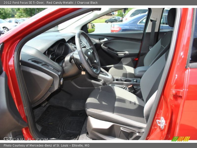 Red Candy Metallic / Charcoal Black 2012 Ford Focus SE 5-Door