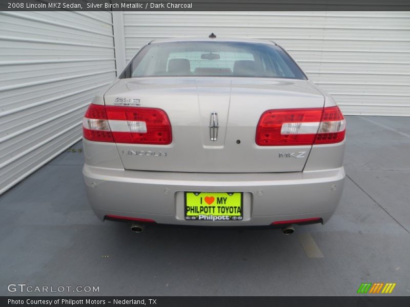 Silver Birch Metallic / Dark Charcoal 2008 Lincoln MKZ Sedan