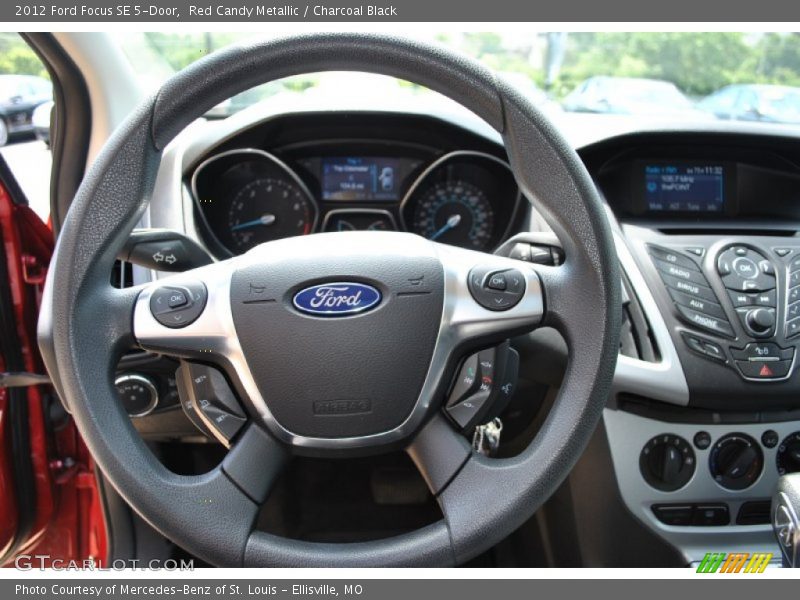 Red Candy Metallic / Charcoal Black 2012 Ford Focus SE 5-Door