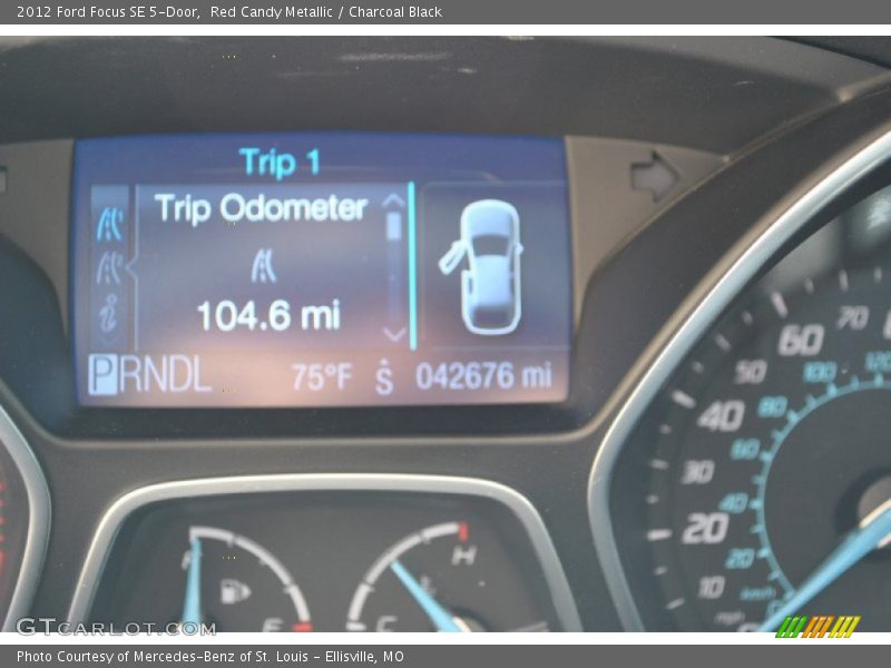 Red Candy Metallic / Charcoal Black 2012 Ford Focus SE 5-Door