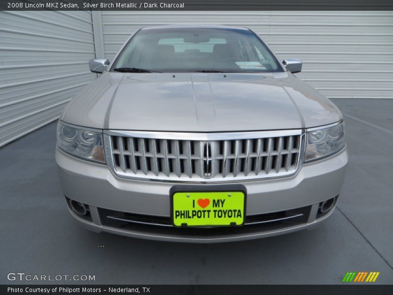 Silver Birch Metallic / Dark Charcoal 2008 Lincoln MKZ Sedan