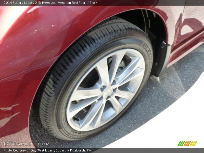 Venetian Red Pearl / Black 2014 Subaru Legacy 2.5i Premium