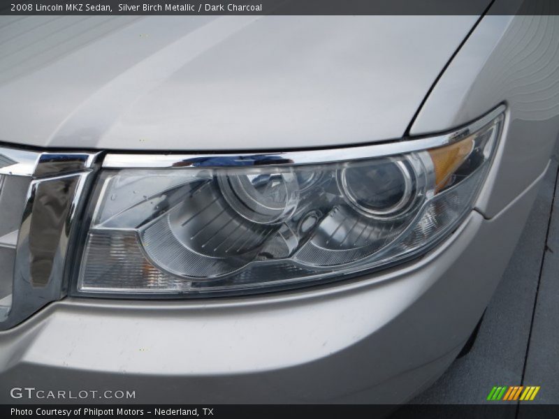 Silver Birch Metallic / Dark Charcoal 2008 Lincoln MKZ Sedan