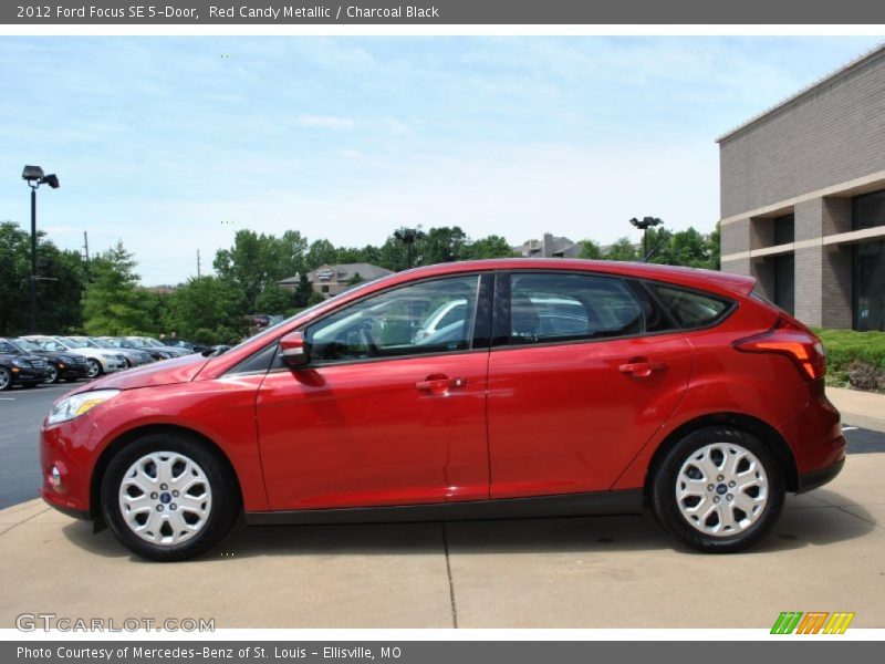Red Candy Metallic / Charcoal Black 2012 Ford Focus SE 5-Door
